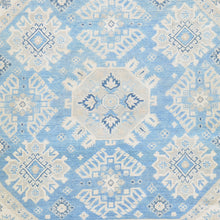 Load image into Gallery viewer, Hand-Knotted Octagon Vintage Look Kazak Design Wool Rug (Size 6.0 X 6.0) Cwral-7947