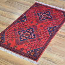 Load image into Gallery viewer, Hand-Knotted Fine Tribal Design Handmade Wool Rug (Size 1.7 X 3.4) Cwral-7962