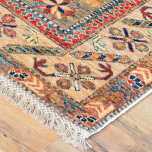 Load image into Gallery viewer, Hand-Knotted Fine Oriental Super Kazak Design Wool Rug (Size 4.0 X 6.0) Cwral-7992