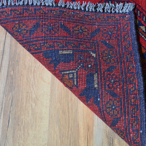 Hand-Knotted Afghan Khal Mohammadi Tribal Handmade 100% Wool (Size 1.9 X 3.3) Cwral-8043