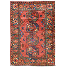 Load image into Gallery viewer, Hand-Knotted Ersari Elephant Feet Design Handmade Wool Rug (Size 4.0 X 5.8) Cwral-8127
