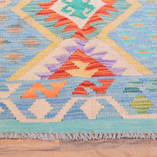 Load image into Gallery viewer, Hand-Woven Best Afghan Reversible Kilim colorful Wool Rug (Size 9.3 X 11.11) Cwral-8151