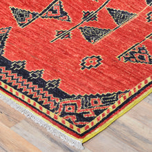 Load image into Gallery viewer, Fine Hand-Knotted Southwestern Style Handmade Wool Rug (Size 7.10 X 9.10) Cwral-8184