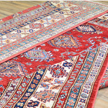 Load image into Gallery viewer, Hand-Knotted Caucasian Design Super Kazak Wool Rug (Size 8.0X 10.2) Cwral-8187