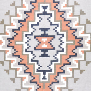Hand-Woven Flatweave Southwestern Design Kilim Rug (Size 11.11 X 14.6) Cwral-8199