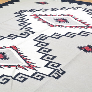 Hand-Woven Reversible Navajo Style Handmade Wool Rug (Size 7.9 X 9.10) Cwral-8205