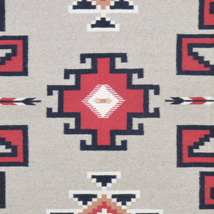 Hand-Woven Reversible Navajo Style Handmade Wool Rug (Size 8.2 X 9.11) Cwral-8211