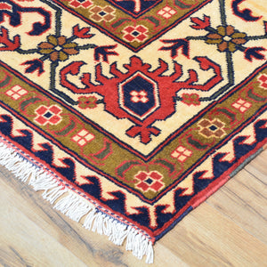 Hand-Knotted Tribal Afghan Karagai Wool Handmade Rug (Size 8.2 X 12.2) Cwral-8223