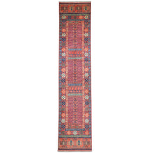 Load image into Gallery viewer, Hand-Knotted Afghan Ersari Design 100% Wool Handmade Rug (Size 3.0 X 13.3) Cwral-9075