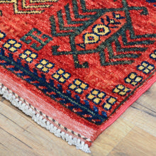 Load image into Gallery viewer, Hand-Knotted Afghan Ersari Design 100% Wool Handmade Rug (Size 3.0 X 13.3) Cwral-9075