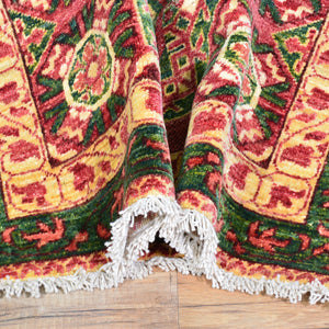 Hand-Knotted Mamluk Design 100% Wool Handmade Rug (Size 2.10 X 9.7) Cwral-8244