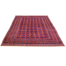 Load image into Gallery viewer, Fine Hand-Knotted And Hand-Woven Afghan Tribal Wool Rug (Size 4.8 X 6.0) Cwral-8313