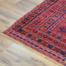 Load image into Gallery viewer, Fine Hand-Knotted And Hand-Woven Afghan Tribal Wool Rug (Size 4.8 X 6.0) Cwral-8313