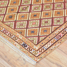 Load image into Gallery viewer, Tribal Handmade Geometric Design 100% Wool Rug (Size 2.8 X 4.0) Cwral-8322