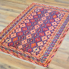 Load image into Gallery viewer, Hand-Knotted And Soumak Fine Oriental Tribal Afghan Rug (Size 2.6 X 3.10) Cwral-8391