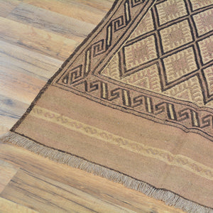 Flatweave Soumak Surmai Tribal Handmade Wool Rug (Size 2.6 X 4.8) Cwral-8397