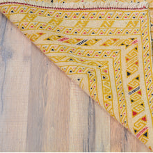 Load image into Gallery viewer, Afghan Tribal Mashwani Handmade Geometric Design Wool Rug (Size 2.9 X 3.11) Cwral-8415