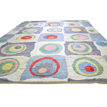 Load image into Gallery viewer, Hand-Knotted Contemporary Modern Abstract Wool Handmade Rug (Size 12.6 X 14.10) Cwral-8451