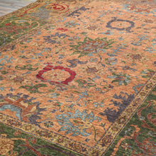 Load image into Gallery viewer, Hand-Knotted  Oushak Traditional Design Wool Chobi Rug (Size 9.1 X 11.7) Cwral-8472