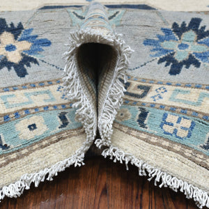 Hand-Knotted Caucasian Design Kazak Handmade Wool Rug (Size 8.0 X 9.3) Cwral-8487
