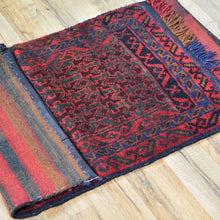 Load image into Gallery viewer, 1.8 x 3.0 Hand-Knotted Baluchi Handmade Vintage Saddle Bag Pure Wool Cwral-8520