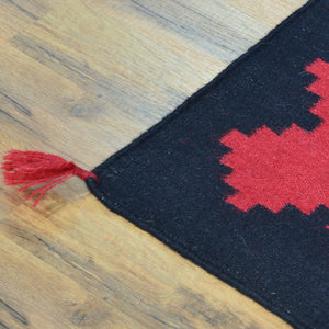 Hand-Woven Reversible Kilim Southwestern Design Wool Rug (Size 4.1 X 6.0) Cwral-8523
