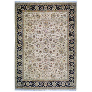 Hand-Knotted Oriental Tabriz Design Handmade Wool Rug (Size 10.1 X 14.0) Cwral-8670