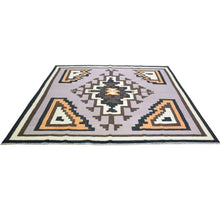 Load image into Gallery viewer, Hand-Woven Southwestern Design Wool Handmade Rug (Size 6.5 X 6.7) Cwral-8688