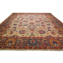 Load image into Gallery viewer, Hand-Knotted Afghan Tribal Traditional Design Wool Rug (Size 10.7 X 12.6) Cwral-8724