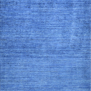 Hand-Knotted Blue Contemporary Handmade Wool Rug (Size 2.8 X 9.10) Cwral-8736