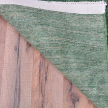 Load image into Gallery viewer, Hand-Knotted Green Contemporary Handmade Wool Rug (Size 2.8 X 10.2) Cwral-8763