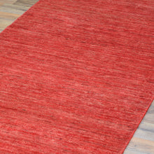 Load image into Gallery viewer, Hand-Knotted Red Contemporary Handmade Wool Rug (Size 2.9 X 9.11) Cwral-8766