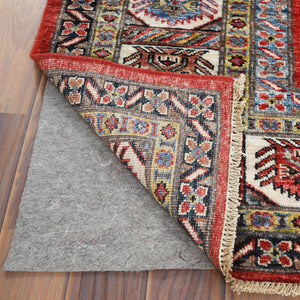 Hand-Knotted Fine Caucasian Design Kazak Wool Handmade Rug (Size 6.1 X 9.0) Cwral-8835