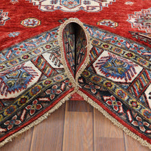 Load image into Gallery viewer, Hand-Knotted Fine Caucasian Design Kazak Wool Handmade Rug (Size 6.1 X 9.0) Cwral-8835