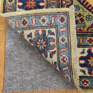 Hand-Knotted Caucasian Design Kazak Wool Handmade Rug (Size 4.2 X 5.6) Cwral-8877