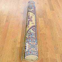 Load image into Gallery viewer, Hand-Knotted Caucasian Design Kazak Wool Handmade Rug (Size 4.2 X 5.6) Cwral-8877