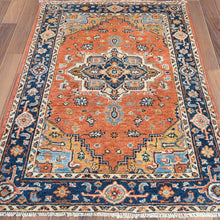 Load image into Gallery viewer, Hand-Knotted Oriental Heriz Design Wool Handmade Rug (Size 3.0 X 4.8) Cwral-8889