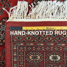 Load image into Gallery viewer, Hand-Knotted Tribal Jaldar Bokhara Handmade Wool Rug (Size 3.1 X 5.1) Cwral-8910