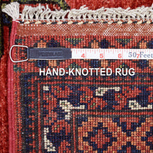 Load image into Gallery viewer, Hand-Knotted Afghan Ersari Elephant Feet Wool Handmade Rug (Size 2.8 X 9.7) Cwral-8958