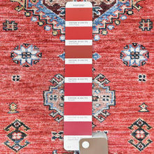 Load image into Gallery viewer, Hand-Knotted Fine Caucasian Kazak Design 100% Wool Rug (Size 2.9 X 11.6) Cwral-8961
