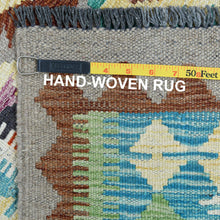 Load image into Gallery viewer, Hand-Woven Reversible Tribal Kilim Handmade Wool Rug (Size 3.5 X 4.5) Cwral-9021