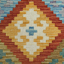 Load image into Gallery viewer, Hand-Woven Flatweave Tribal Kilim Handmade Wool Rug (Size 3.4 X 5.0) Cwral-9027