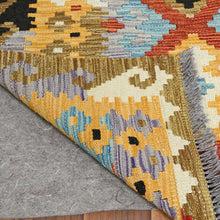 Load image into Gallery viewer, Hand-Woven Flatweave Tribal Kilim Handmade Wool Rug (Size 3.4 X 5.0) Cwral-9027