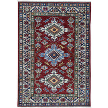 Load image into Gallery viewer, Hand-Knotted Caucasian Design Kazak Wool Handmade Rug (Size 3.2 X 4.9) Cwral-9072