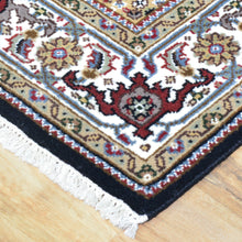 Load image into Gallery viewer, Hand-Knotted Oriental Wool Silk Indo Mahi Tabriz Rug (Size 4.0 X 6.0) Cwral-9087