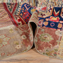 Load image into Gallery viewer, Patchwork Wool Rug Fringe Detail | Handmade Area Rugs New Mexico
