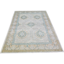 Load image into Gallery viewer, Hand-Knotted Tribal Oriental Design Wool Handmade Rug (Size 3.10 X 5.10) Cwral-9105