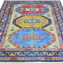 Load image into Gallery viewer, Hand-Knotted Afghan Traditional Design Ghazni Wool Handmade Rug (Size 4.2 X 6.0) Cwral-9129