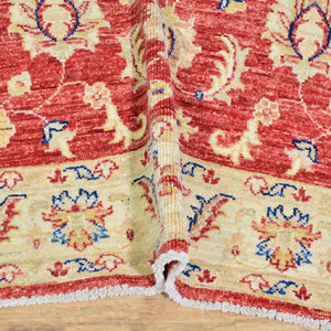 Hand-Knotted Traditional Peshawar Tribal Chobi Wool Rug (Size 3.3 X 5.3) Cwral-9135