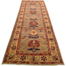 Load image into Gallery viewer, Hand-Knotted Oriental Afghan Chobi Oushak Design 100% Wool Rug (Size 3.2 X 11.0) Cwral-9156